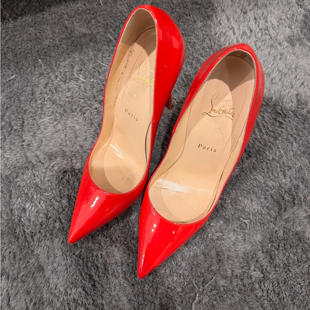 Christian Louboutin Vibrant Red Heels